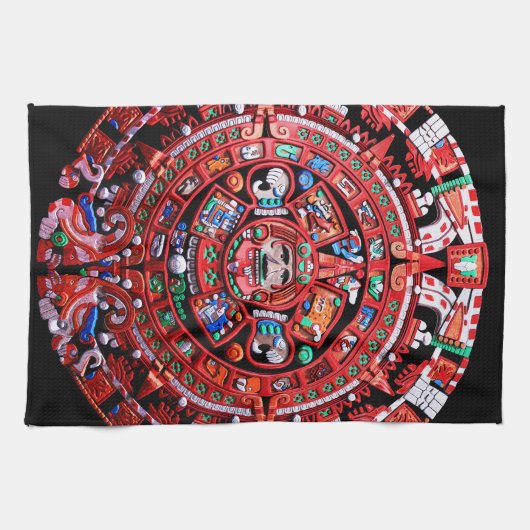 Linge De Cuisine Calendrier maya (Horizontal)