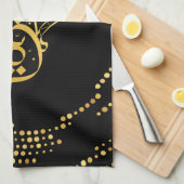 Linge De Cuisine Calligraphie arabe du café (Quart Plié)