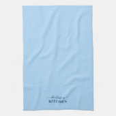 Linge De Cuisine Calligraphie personnalisée Couleurs modifiables (Vertical)