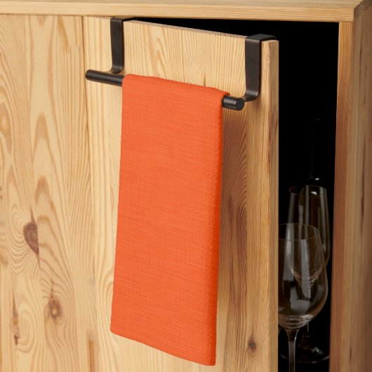 Linge De Cuisine Calm & simple orange textured background  (Pliage en tiers)