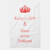 Linge De Cuisine calme-Baklava (Vertical)