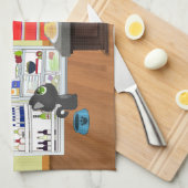 Linge De Cuisine Camarades du petit déjeuner (Quart Plié)