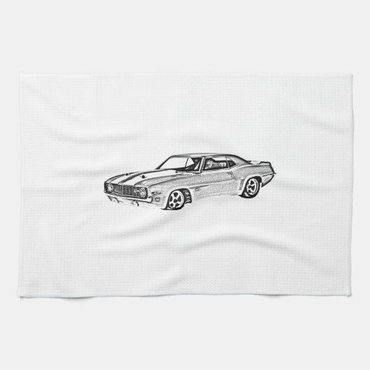 Linge De Cuisine Camaro 1969 Z28 (Horizontal)