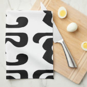 Linge De Cuisine Cambodgienne numéro 7 / sept / ៧ (Pram Pi) Khmer (Quart Plié)