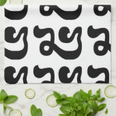 Linge De Cuisine Cambodian Number 5 / Five / ៥ (Pram) Khmer Script (Plié)