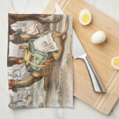 Linge De Cuisine Camel Bactrien, Camel Arabe Ou Dromedaire (Quart Plié)