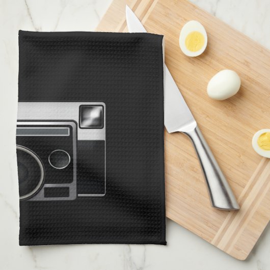 Linge De Cuisine Caméra de cinéma rétro (Quart Plié)