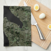 Linge De Cuisine Caméra numérique Black Gone Squatchin (Quart Plié)