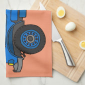 Linge De Cuisine Camion bleu (Quart Plié)