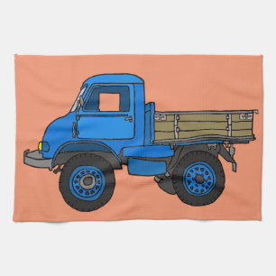 Linge De Cuisine Camion bleu