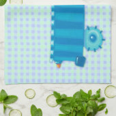 Linge De Cuisine Camion bleu (Plié)