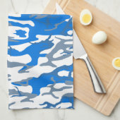 Linge De Cuisine Camion bleu eau glacée (Quart Plié)