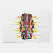 Linge De Cuisine Camion de pompiers de sapeur-pompier (Horizontal)