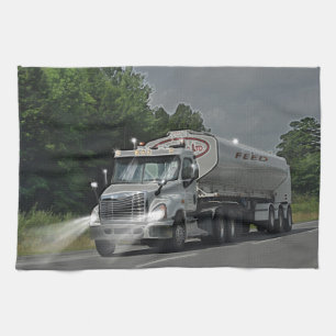 Linge De Cuisine Camion gris de réservoir d'alimentation de bétail
