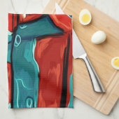 Linge De Cuisine Camion rouillé (Quart Plié)