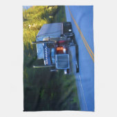 Linge De Cuisine Camions, Big Rig Cargo Truck Art (Vertical)