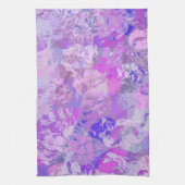 Linge De Cuisine Camo Abstrait tendance rose violet bleu (Vertical)