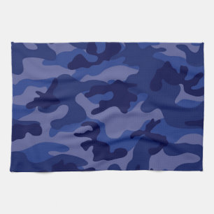 Linge De Cuisine Camo bleu marine, Camouflage