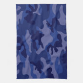 Linge De Cuisine Camo bleu marine, Camouflage (Vertical)