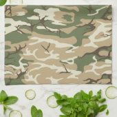 Linge De Cuisine Camo défraîchi (Plié)