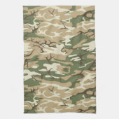 Linge De Cuisine Camo défraîchi (Vertical)