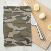 Linge De Cuisine Camo du fond de la terre (Quart Plié)