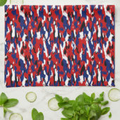 Linge De Cuisine Camo patriotique (Plié)