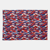 Linge De Cuisine Camo patriotique (Horizontal)