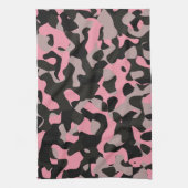 Linge De Cuisine Camo rose (Vertical)