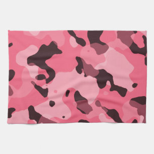 Linge De Cuisine Camo rose Brink ; Camouflage
