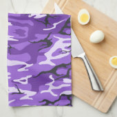 Linge De Cuisine Camo violet (Quart Plié)