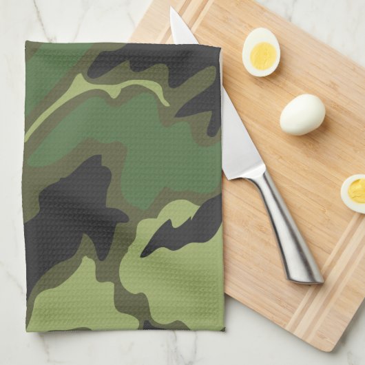 Linge De Cuisine Camouflage (Quart Plié)