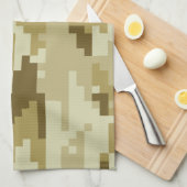 Linge De Cuisine Camouflage 8 bits pour désert numérique / Camo (Quart Plié)