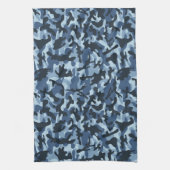Linge De Cuisine Camouflage bleu (Vertical)
