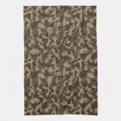 Linge De Cuisine Camouflage Bois Profond (Vertical)