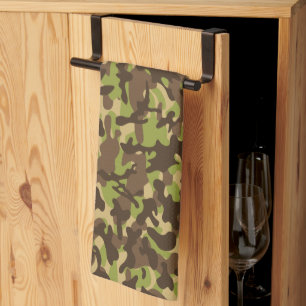 Linge De Cuisine Camouflage Cascade