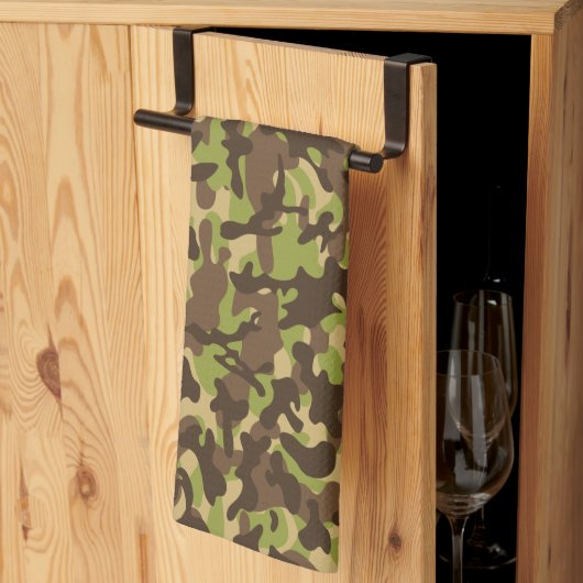 Linge De Cuisine Camouflage Cascade (Pliage en tiers)