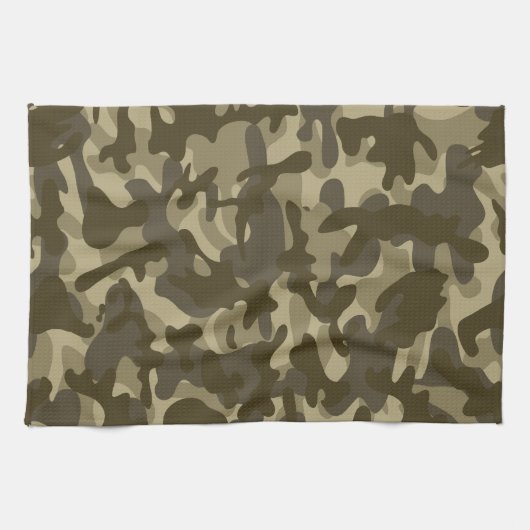 Linge De Cuisine Camouflage central (Horizontal)