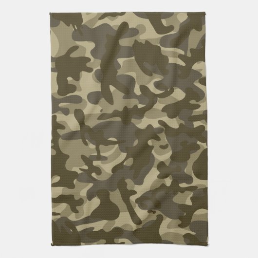 Linge De Cuisine Camouflage central (Vertical)