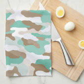 Linge De Cuisine Camouflage côtier (Quart Plié)