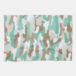 Linge De Cuisine Camouflage côtier