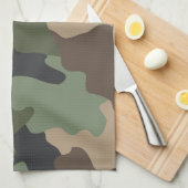 Linge De Cuisine Camouflage de Woodland Camo Khaki Tan Black (Quart Plié)
