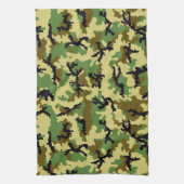 Linge De Cuisine Camouflage des bois (Vertical)