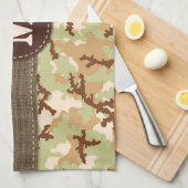 Linge De Cuisine Camouflage du désert (Quart Plié)