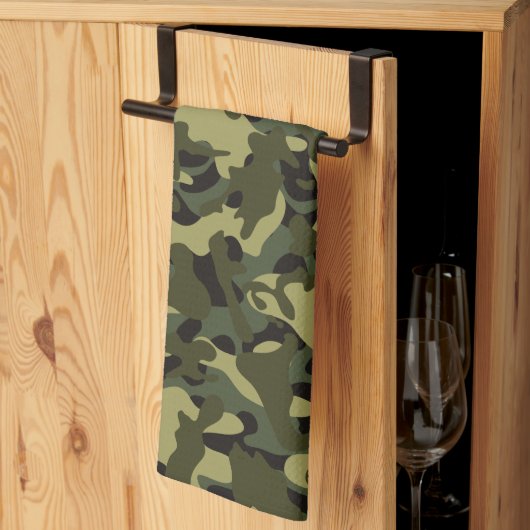 Linge De Cuisine Camouflage Euro Spring (Pliage en tiers)