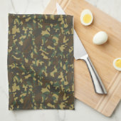 Linge De Cuisine Camouflage forestier (Quart Plié)