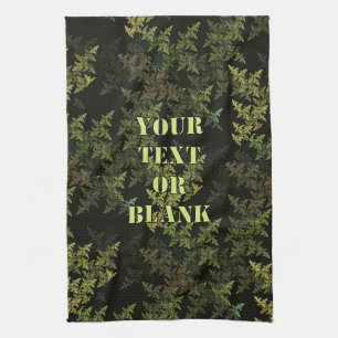 Linge De Cuisine Camouflage fractal