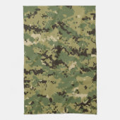 Linge De Cuisine Camouflage naval Woodland (Vertical)