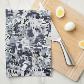 Linge De Cuisine Camouflage numérique de style urbain (Quart Plié)