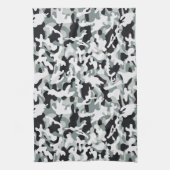 Linge De Cuisine Camouflage Poussière de Neige (Vertical)